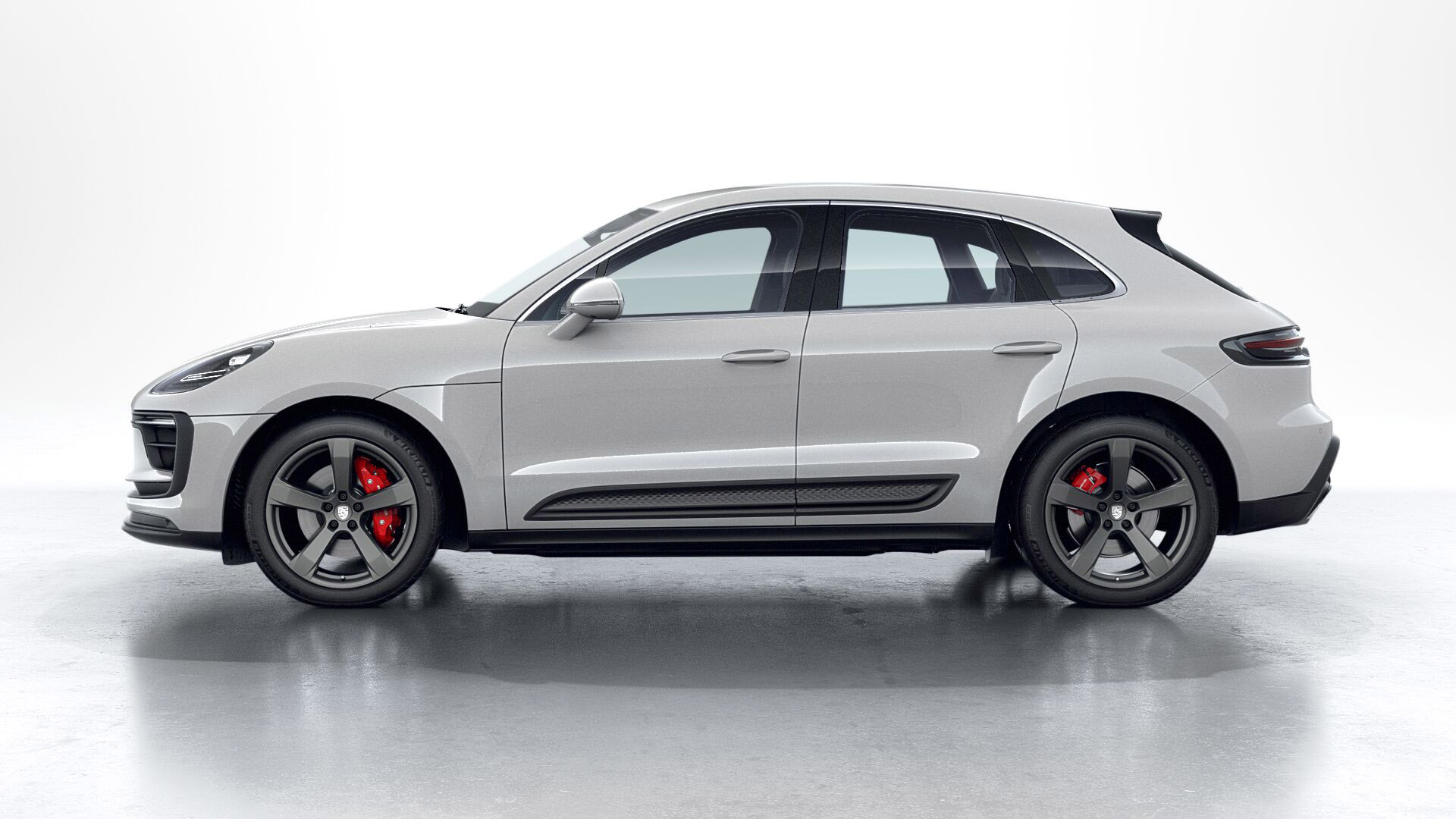 20-Inch Macan Turboホイール、サテンプ ラチナ塗装仕上げ4本